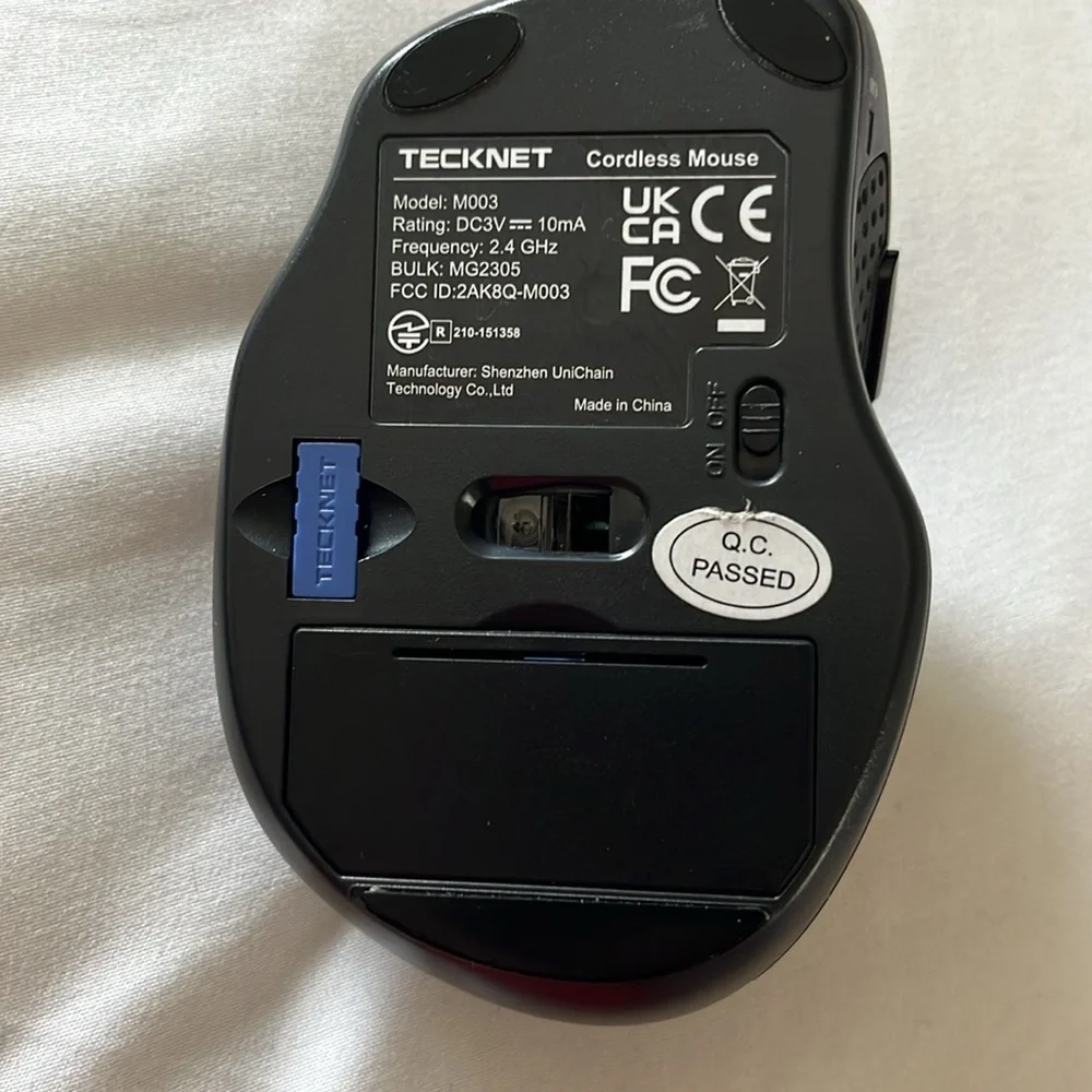 TECKNET Rechargeable Wireless Mouse,